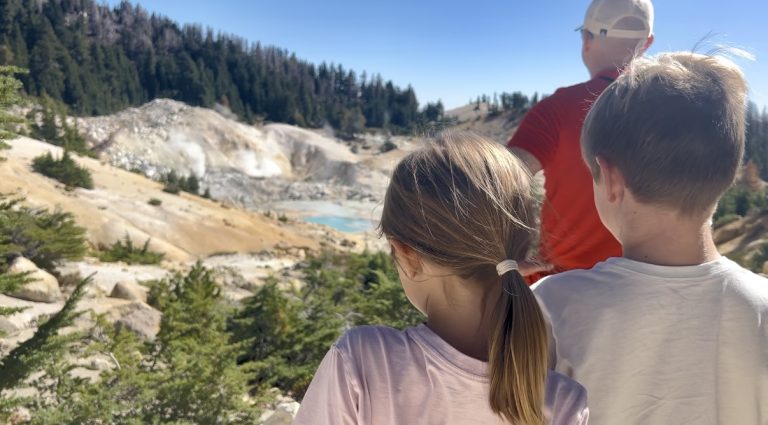 Overlooking Bumpass Hell in Lassen Volcanic