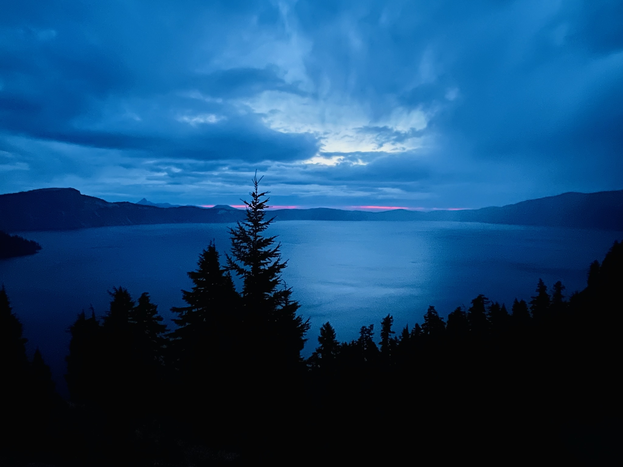 Sunrise over Crater Lake
