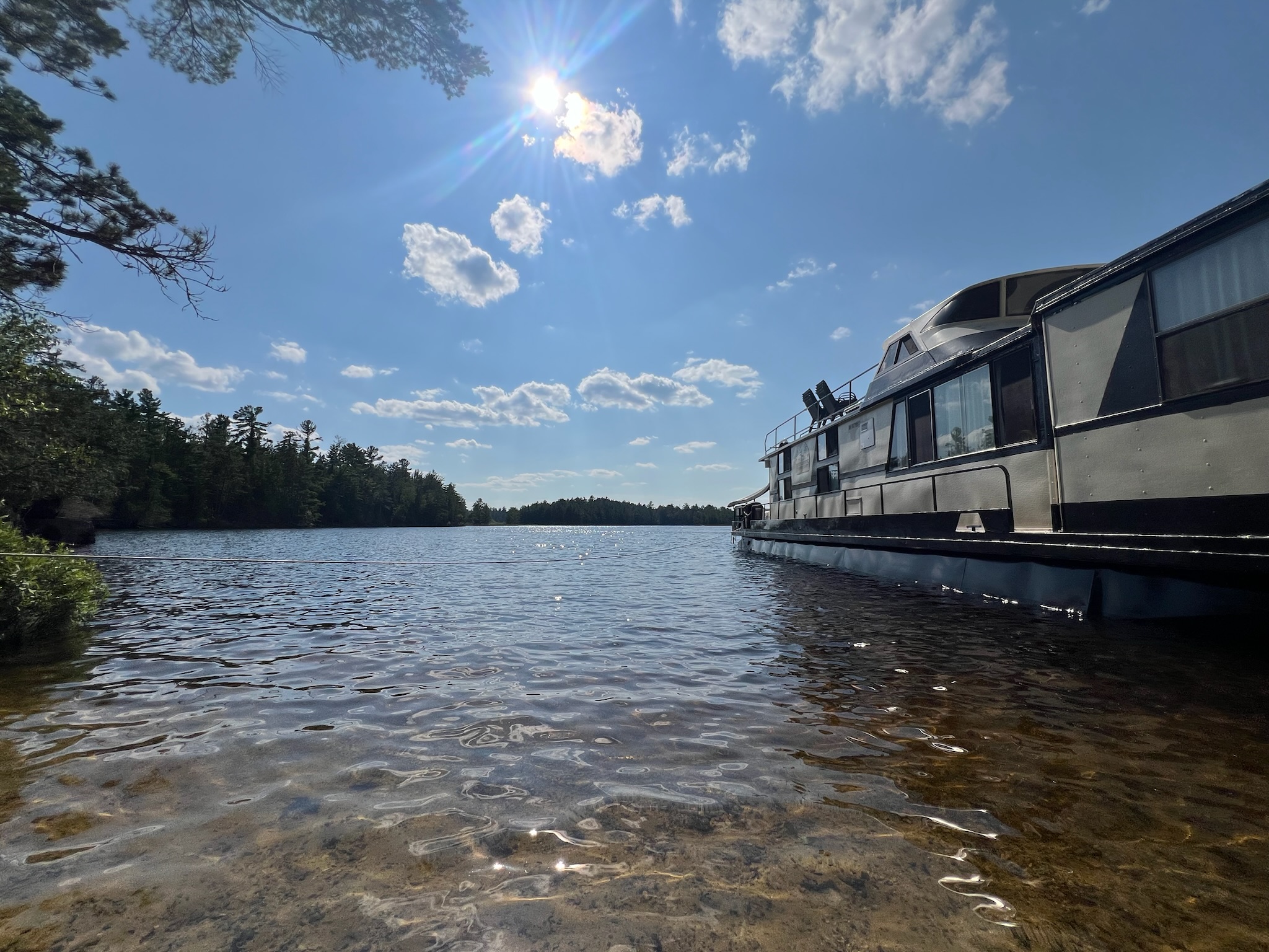 Houseboat on Rainey Lake - the next part of our adventure
