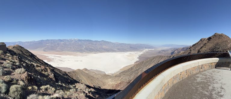 Salt Flats in Badwater Basin from Dante's View