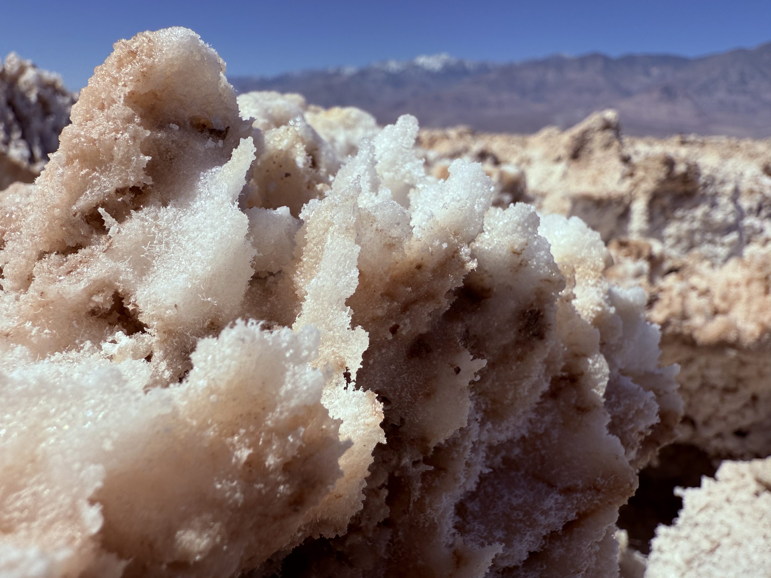 Jagged salt rocks in Devil's Golf Course